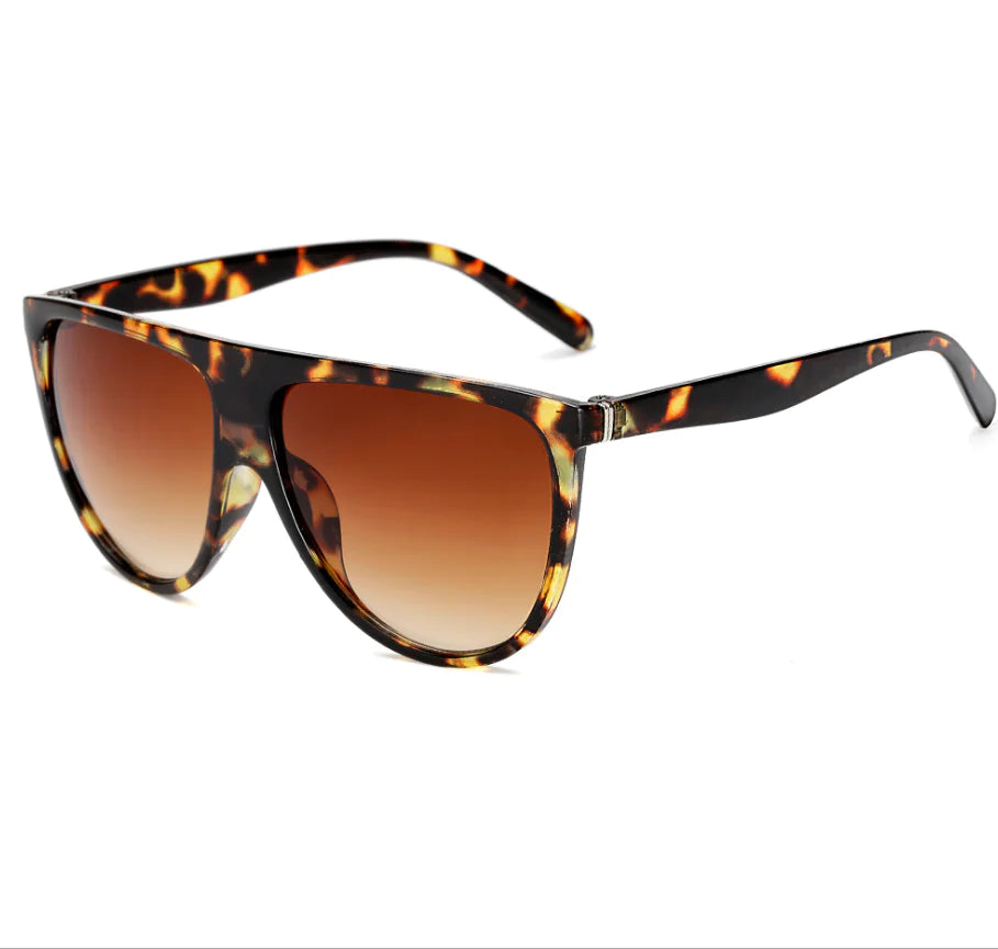 Cat Eye and Square Women's Sunglasses with Color Film