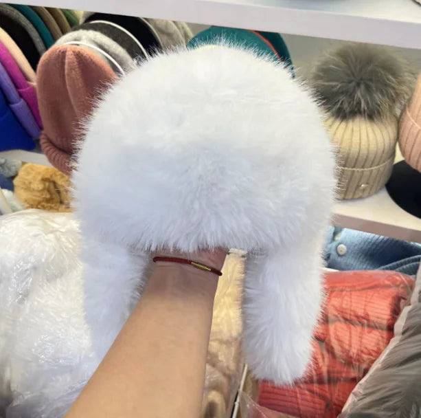 Retro Warm Earmuffs Hat for Cold Mountain Weather