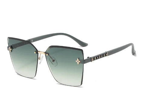Trendy Women's Sunglasses with Unique Edge Design