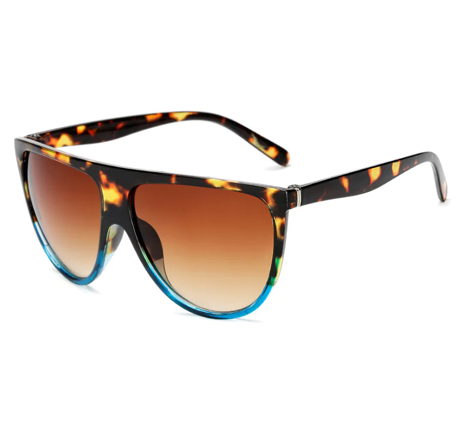 Cat Eye and Square Women's Sunglasses with Color Film