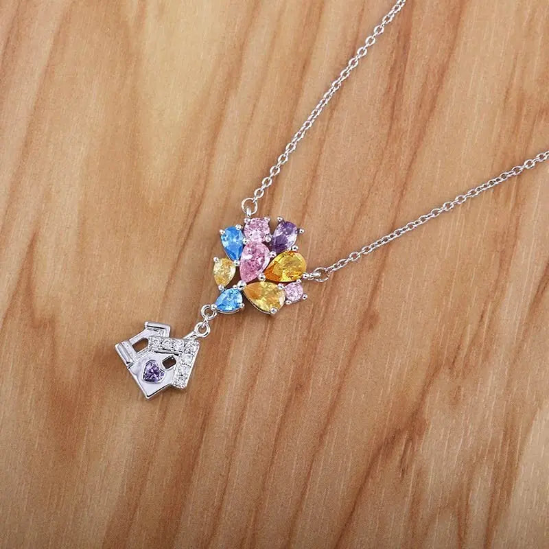 "Love House Pendant Necklace - Women's Fashion Jewelry"