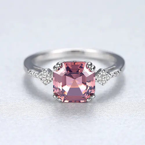 925 Silver Morgan Stone Gemstone Ring Jewelry