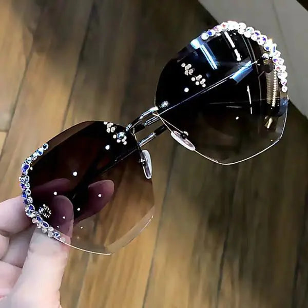 Women's UV Protection Sunglasses with Rhinestones