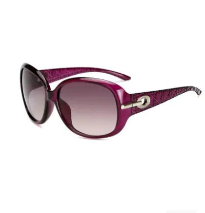 Rhinestone-Accented Women's Sunglasses with Large Frame