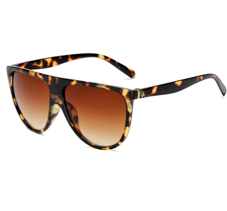 Cat Eye and Square Women's Sunglasses with Color Film