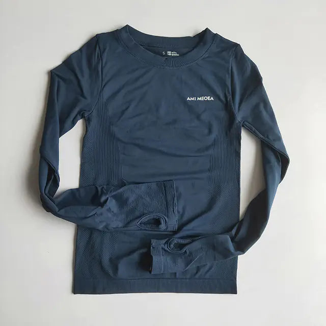 Women's Long Sleeve Yoga Fitness Tops