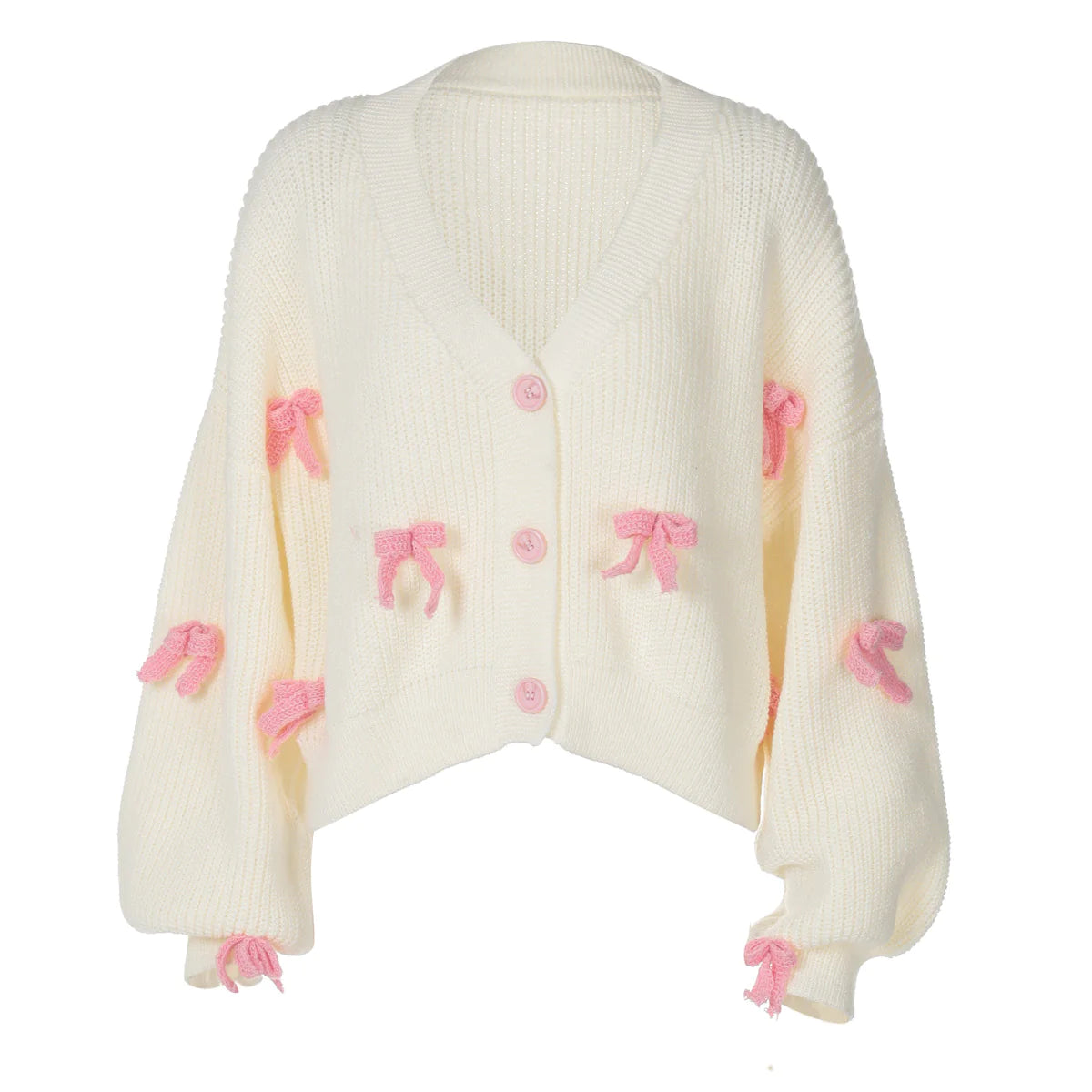 Bow Decoration Women's Sweater