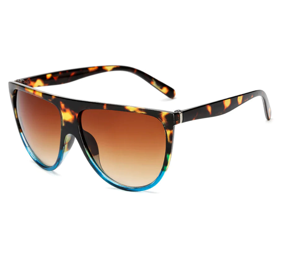 Cat Eye and Square Women's Sunglasses with Color Film